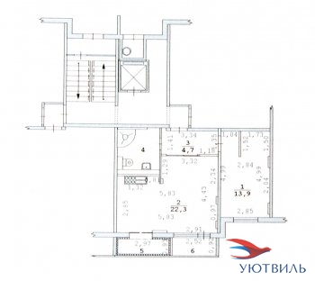 2-хкомнатная квартира на Бакинских комиссаров в Королеве - korolev.yutvil.ru - фото 12